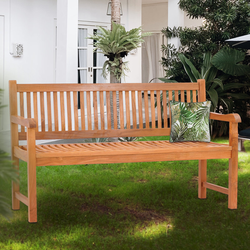 Banc de jardin en teck Quinlan