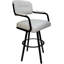 Tabouret pivotant rembourré avec structure en métal Northerly-744556404-768274259