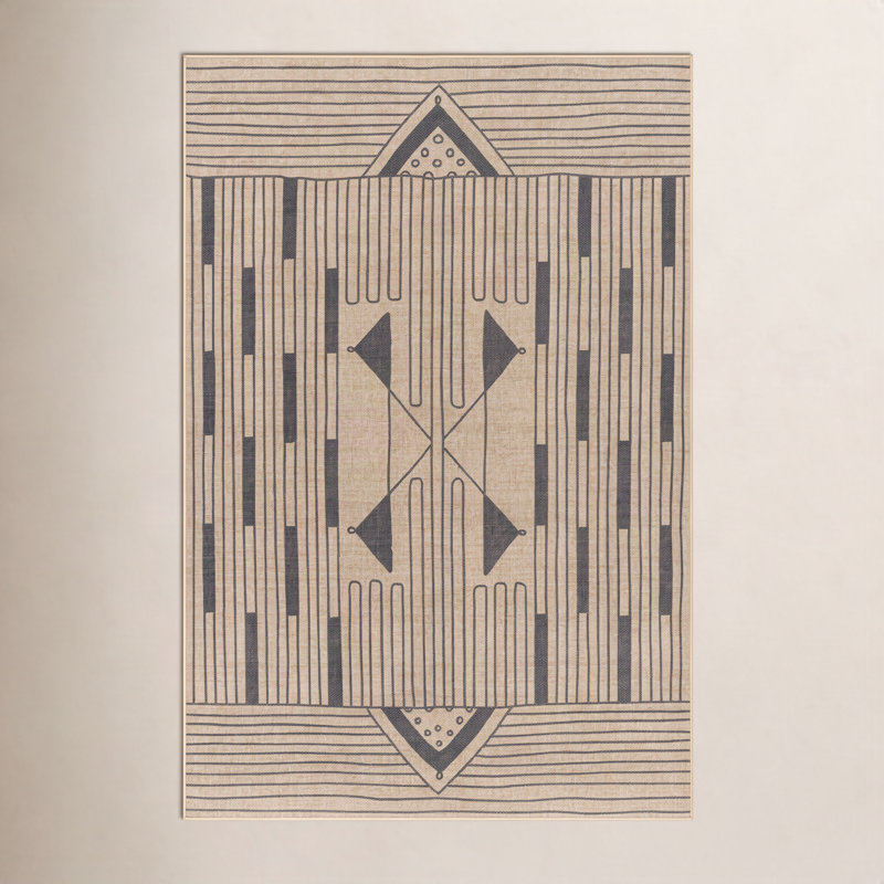 Tapis brun clair Glenda, Rectangle 6 pi x 9 pi