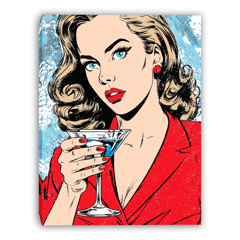 Art Pop Pop Art, H 24 po x l 16 po x P 1,5 po