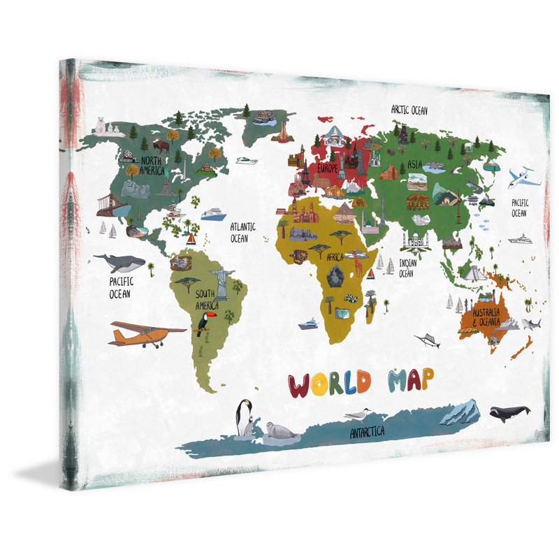 Howton World Destinations II, reproduction sur toile tendue, H 12 po x l 18 po x P 1,5 po