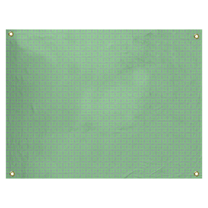 Tapisserie murale polyester, H 91 po x l 107,5 po, Vert