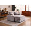 Fauteuil-lit moderne avec coussin amovible - Confortable, velours côtelé pour le salon, la chambre à coucher, le salon confortable, le style, le revêtement doux