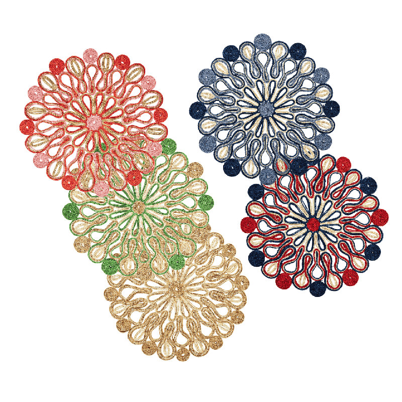 Marisol Placemat, Green/Natural