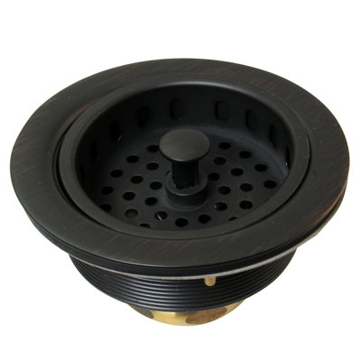 Solid Brass Style Kitchen Sink Basket Strainer