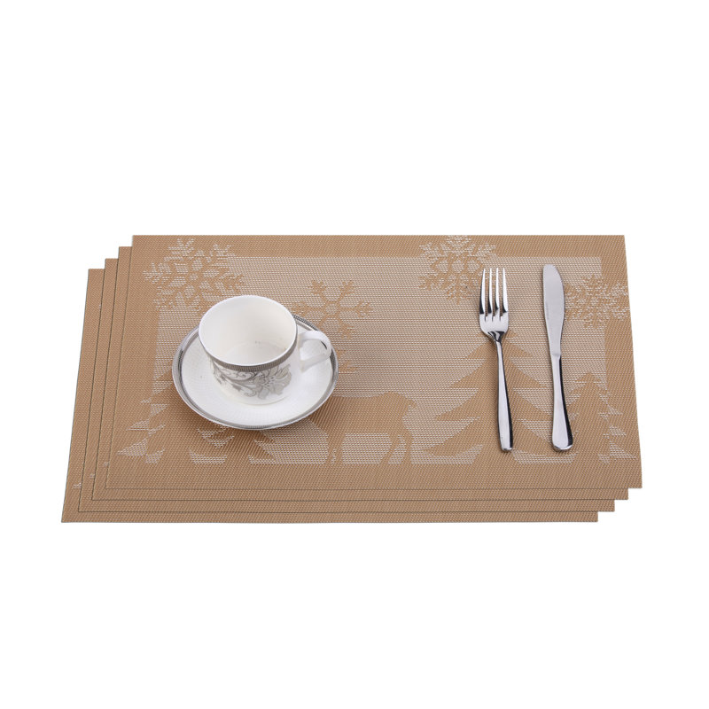 Ensemble de napperons 4 pièces Bey, Beige