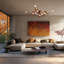 Grand luminaire suspendu SNAPS - Cuir-882870873-882954641