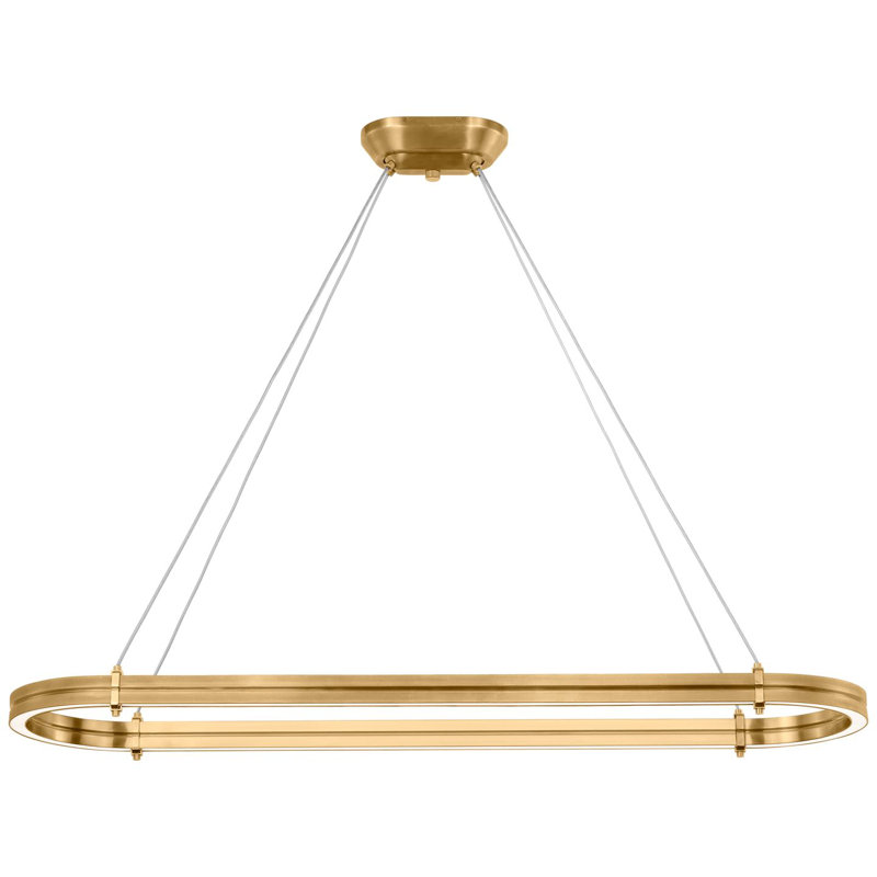 Paxton 12 - Light LED Chandelier, Natural Brass