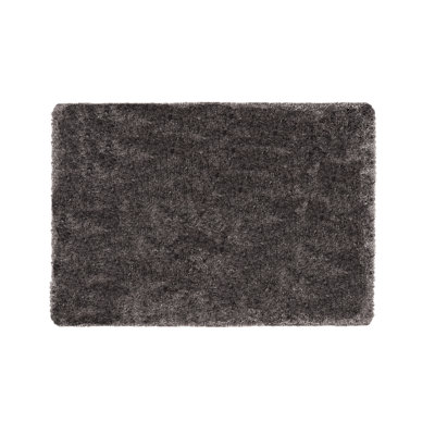 My Lux Deep Pile Charcoal Rug