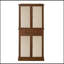 Armoire 4 portes avec 1 tiroir et 4 tablettes intérieures réglables