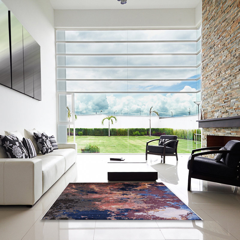 Tapis gris, Carré 8 pi