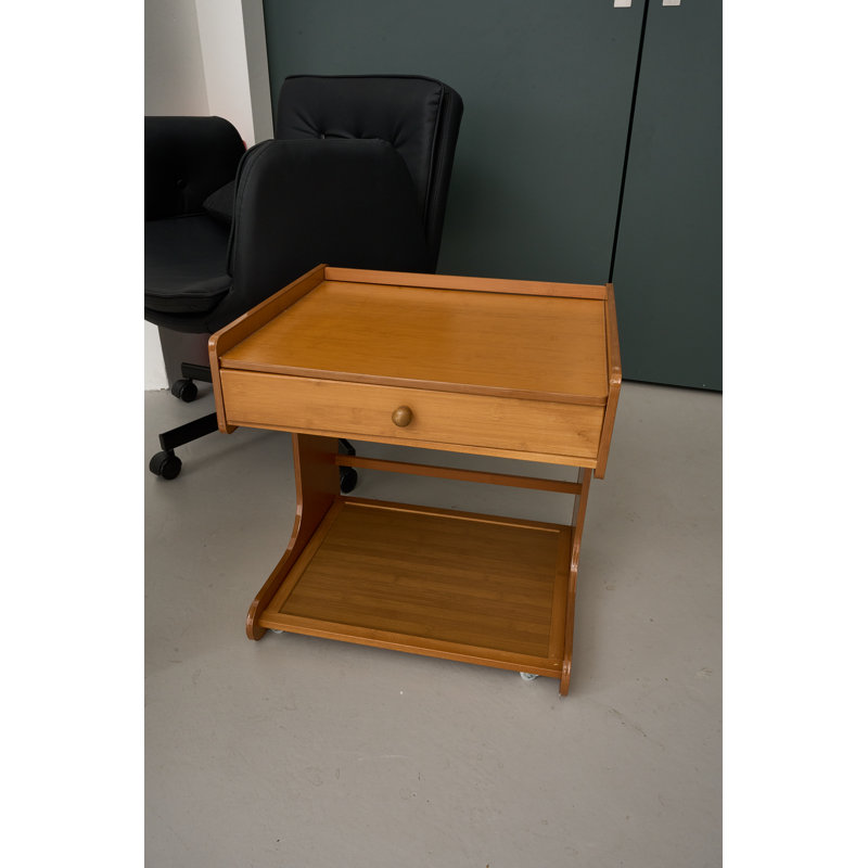 50cm W Bamboo / Rattan Bedside Table