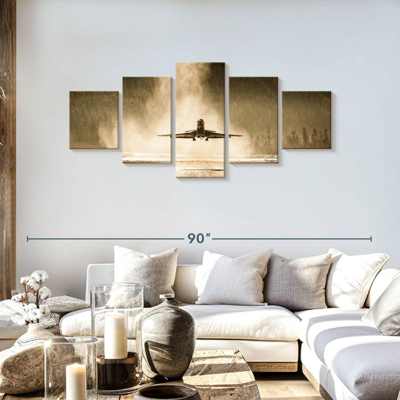 Mehar First Class Plane, 30" H x 68" W