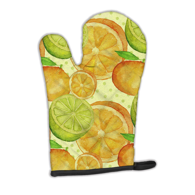Limes en aquarelle et oranges d’agrumes caroline
