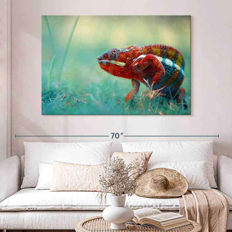Brampt Vibrant Chameleon, 34" H x 51" W