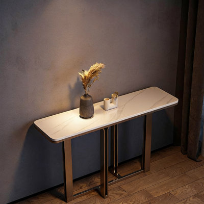 Modern-style sintered stone console table
