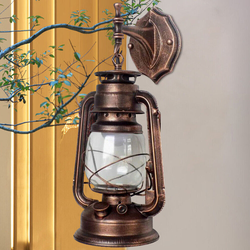 Thackerville Iron Armed Sconce, Red bronze