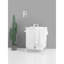 2 paniers à linge de grande capacité 110L, blanc, panier en tissu avec couvercle et cartes de tri pour les vêtements et le couvercle