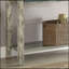 Console 3 tiroirs gris antique et bleu sarcelle