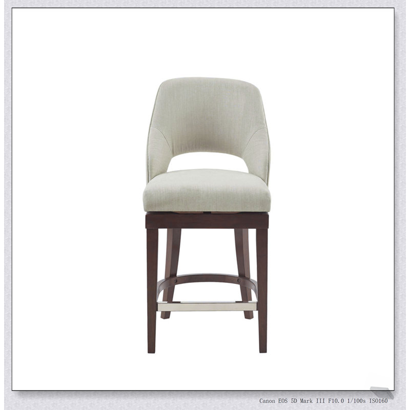 Tabouret de comptoir pivotant confortable avec conception ergonomique et fabrication durable pour les cuisines et les bars modernes