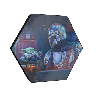 Star Wars (The Mandalorian - Two For The Road), impression sur bois