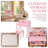 Princess Vanity Desk With Cushioned Stool & LED Mirror - For Bedroom Makeup Organization-7376969