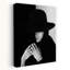 «Mysterious Woman in Hat Classic Dramatic Elegant Portrait», art mural-293118832