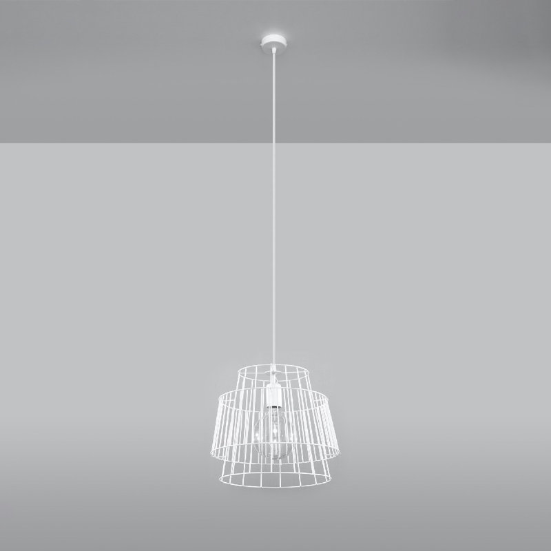 Binoche 1 - Light Single Pendant, White