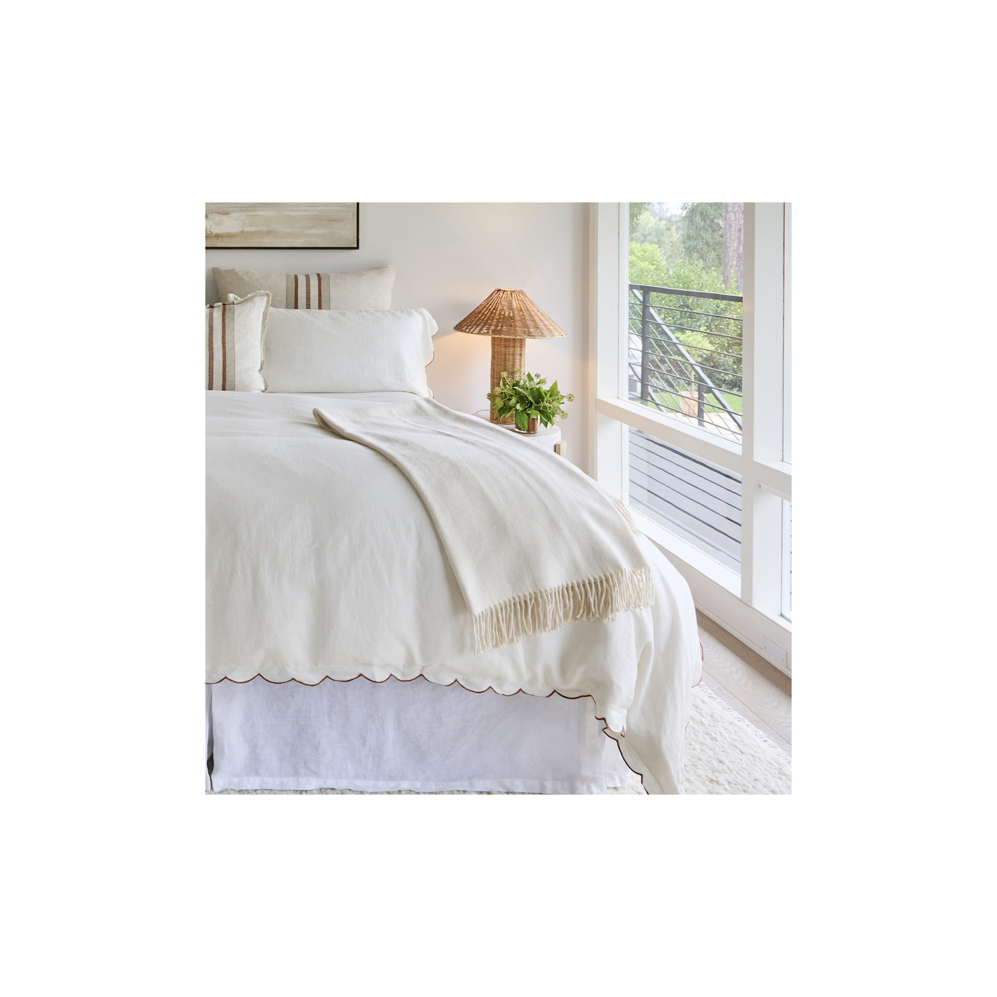 Mandy Combed Cotton Throw