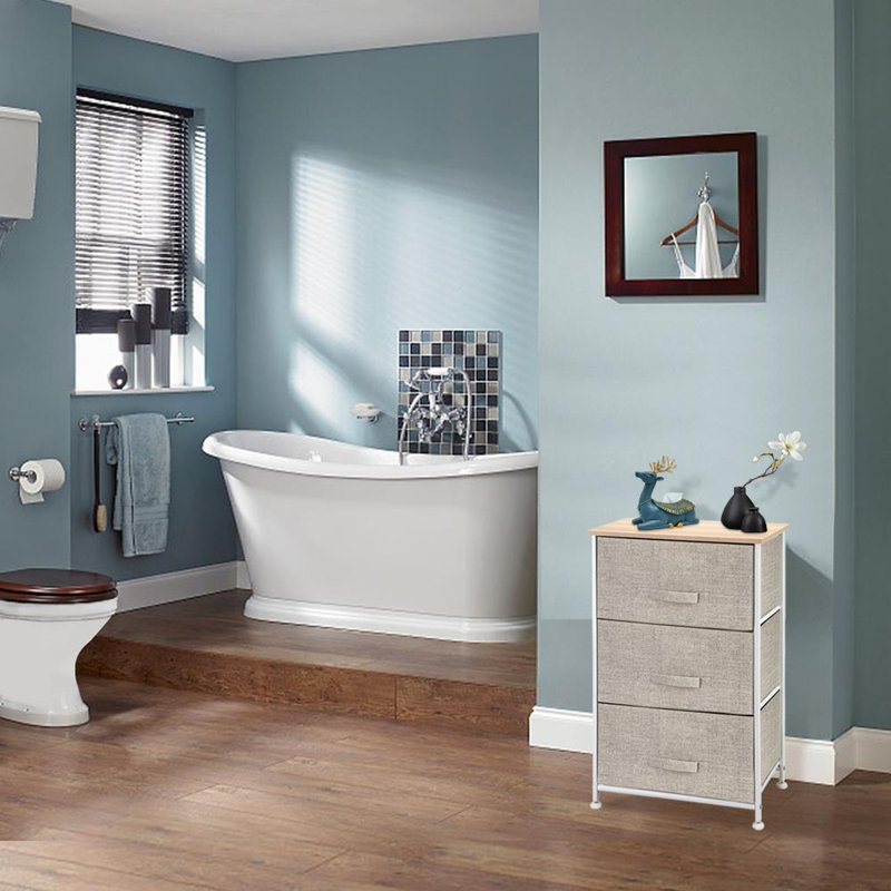 Commode 3 tiroirs, Naturel