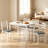 Compact Farmhouse Dining Set with Space-Saving Design