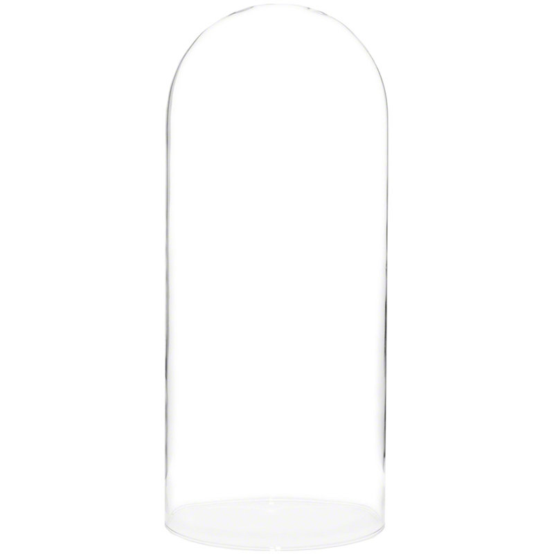 Vucciria 5.5" x 13" Glass Display Dome Cloche, No Base