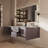 Geneva 72" Wall-Mounted Double Bathroom Vanity Set-87286012-112899421