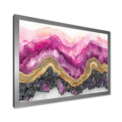 Forest River Of Amethyst Crystal II - Forest Wall Art