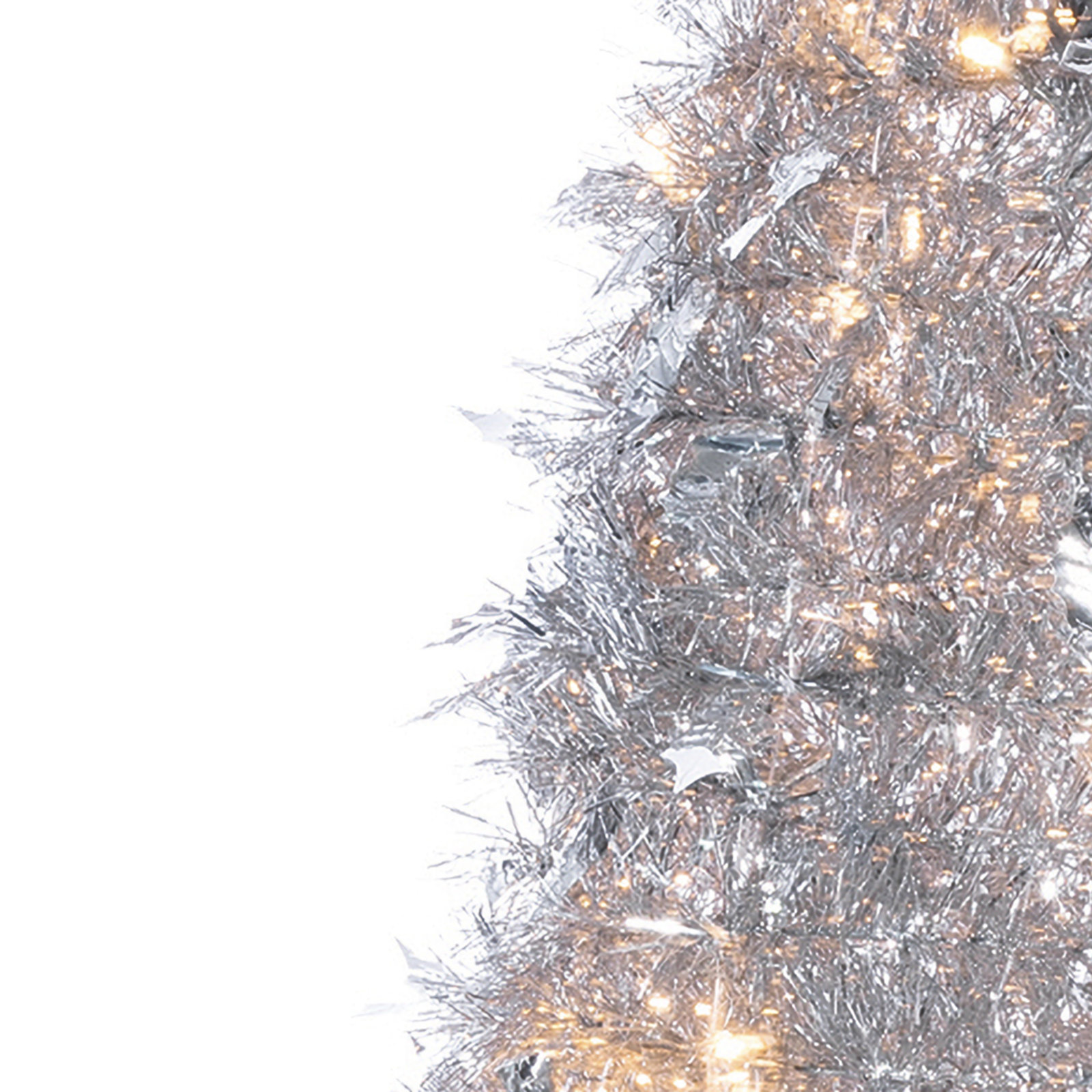 48' Lighted Artificial Pine Christmas Tree, 6'