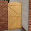 180 cm H x 90 cm W Solid Wood Gate Fencing with 1 Panel(s) Included