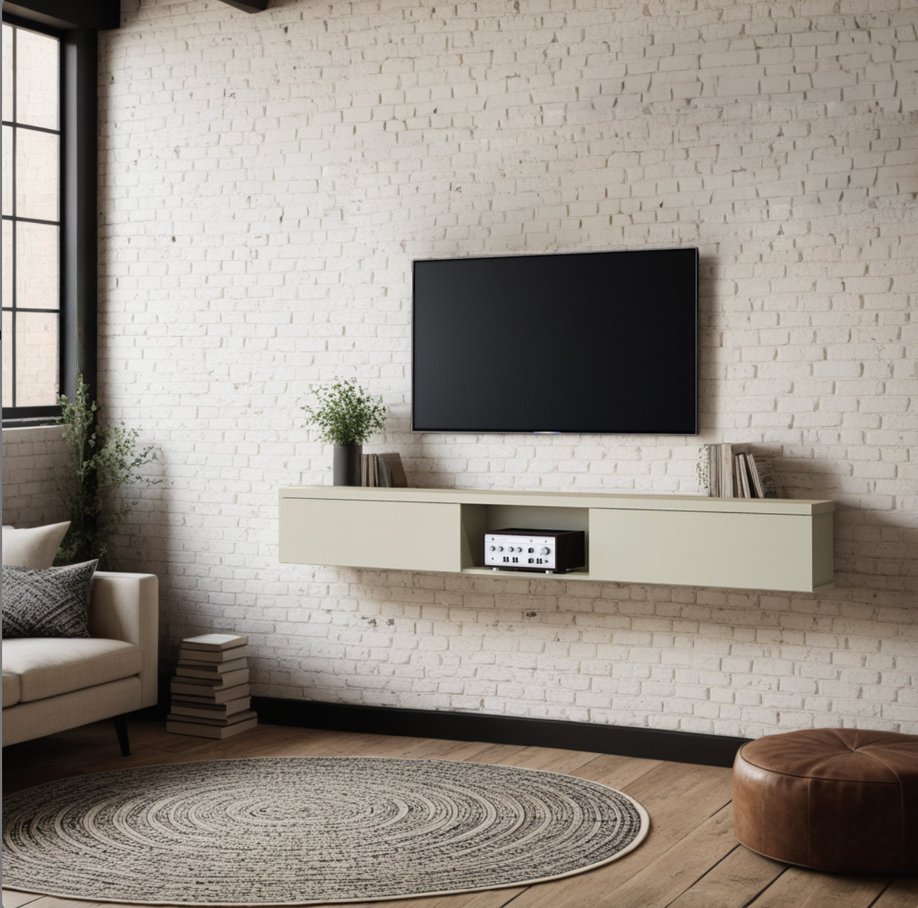 Curazao Floating TV Stand - Thumbnail 2