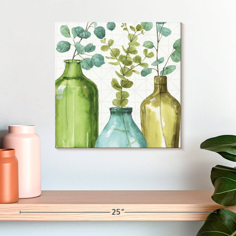 Harnek - Mélange de verts décoratifs VI, H 16 po x l 16 po