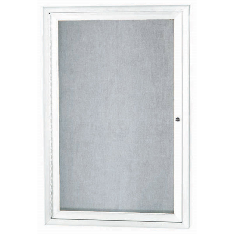 Tableau d'affichage mural extérieur pour l'extérieur, Blanc, Un, H 24 po x l 18 po