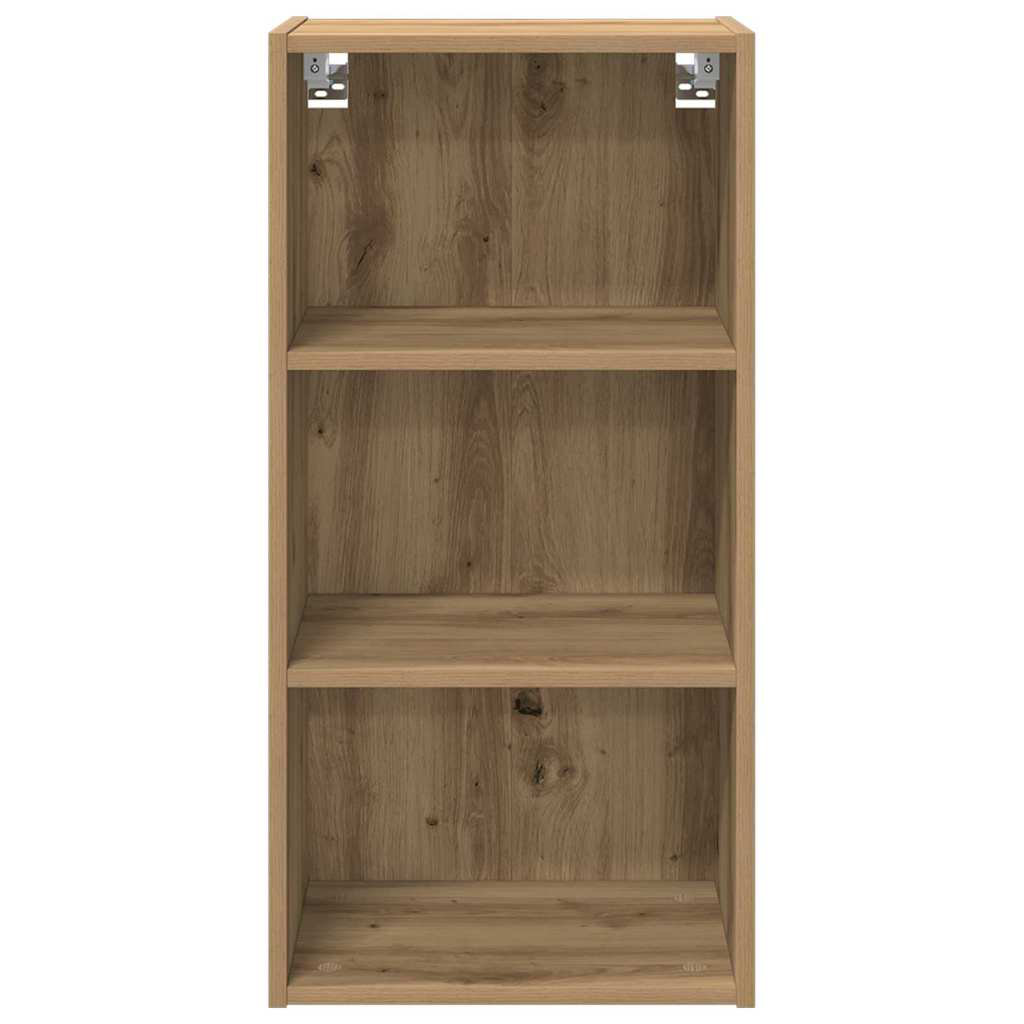 Vidaxl Hanging Cabinet With Storage Riga Grey Sonoma 20 X 29.5 X 80 Cm