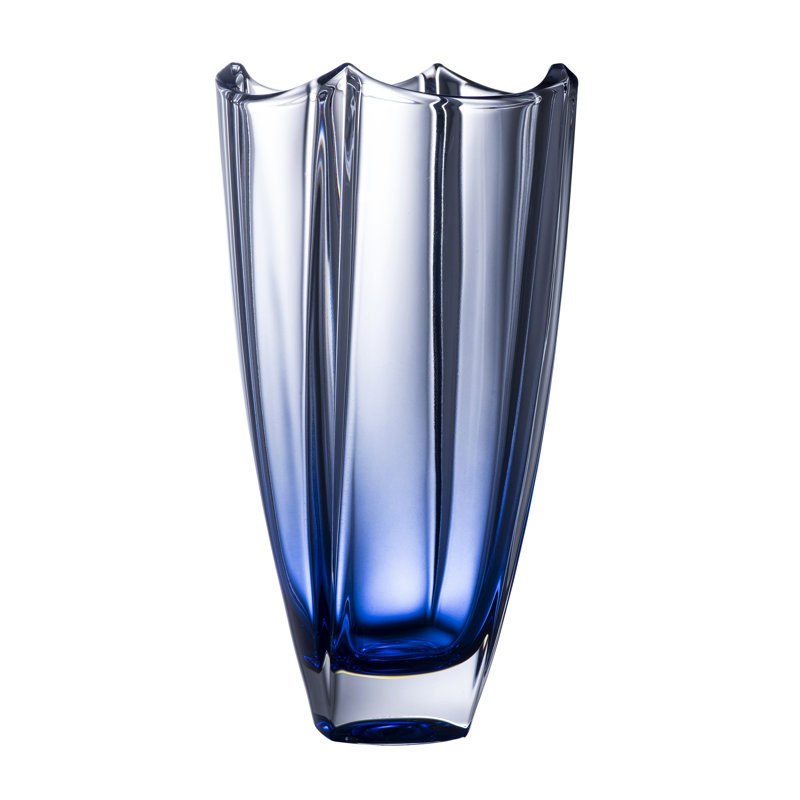 Table Vase, 12" H x 8" W x 8" D, Purple