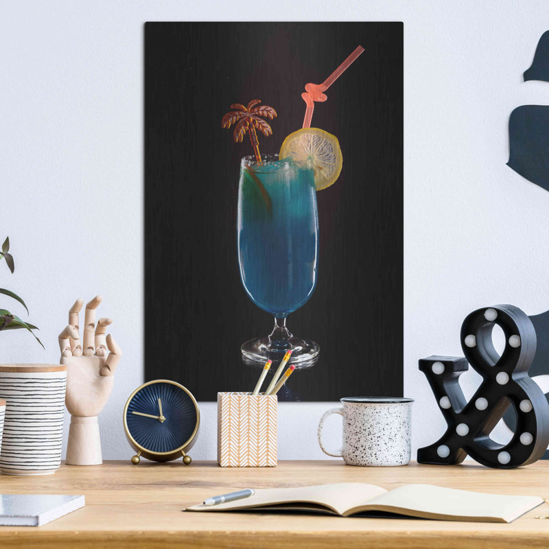 «Blue Lagoon» par Luxe, H 16 po x l 12 po