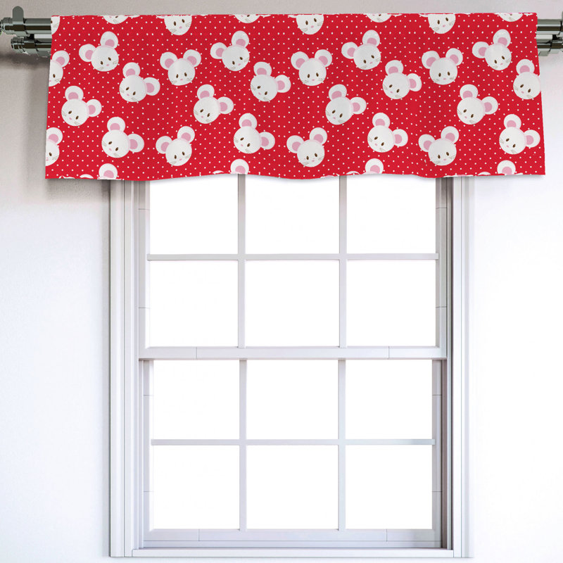 Sateen Ruffled Window Valance