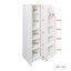 Armoire de rangement, armoire de cuisine autoportante avec portes fermées et tablettes personnalisables, organisateur latéral de grande capacité avec supports latéraux, rangement dans la chambre à coucher de la salle de bain-870996129