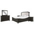 Aylor California King Sleigh Bed 2 Barchelor Chests And Drawer Dresser With Landscape Mirror