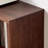 Open style simple solid wood TV cabinet