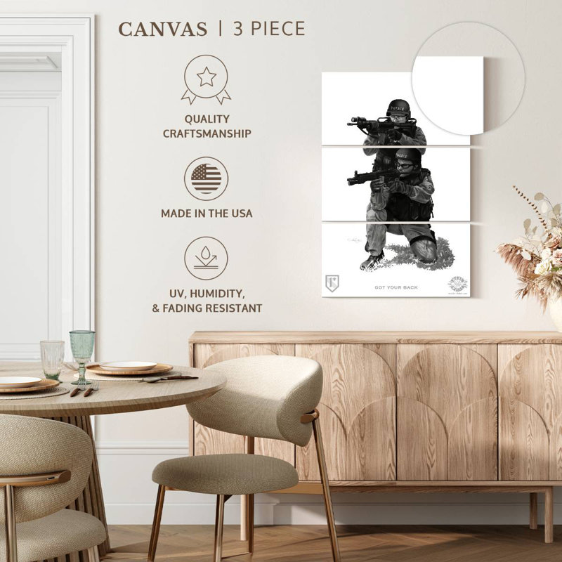 Got Your Back, 57" H x 36" W