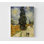 Route avec cyprès et étoile par Vincent Van Gogh, impression de cyprès, art mural iris, impression de peinture étoile, décoration murale arbre, art mural nature