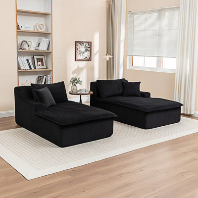 Chaise longue, canapé-lit rembourré, canapé-lit surdimensionné