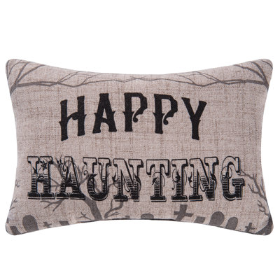 Coussin lombaire halloween happy haunting halloween Dexheart